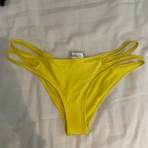 YELLOW H&M bikini bottom